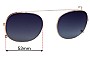 Sunglass Fix Replacement Lenses for Titanium Optix  Heritage - 53mm Wide 