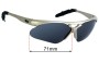 Sunglass Fix Replacement Lenses for Bolle Parole - 71mm Wide 