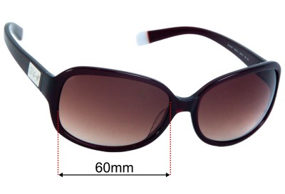 DKNY DY4039 Replacement Lenses 60mm wide 