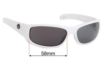 Dragon Riff Replacement Lenses 58mm wide 