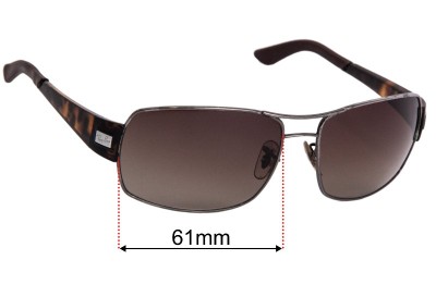 Ray-Ban RB3426 Verres de Remplacement 61mm wide 