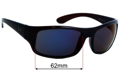 Ray Ban RB4092 Replacement Lenses 62mm wide 