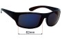 Sunglass Fix Lentes de Repuesto para Ray-Ban RB4092 - 62mm Wide 
