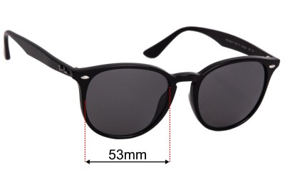 Ray Ban RB4259 Replacement Lenses 53mm wide 