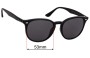 Sunglass Fix Lentes de Repuesto para Ray-Ban RB4259 - 53mm Wide 