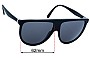 Sunglass Fix Replacement Lenses for Celine CL 4006IN - 62mm Wide 