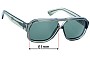 Sunglass Fix Replacement Lenses for Childe Mood - 61mm Wide 