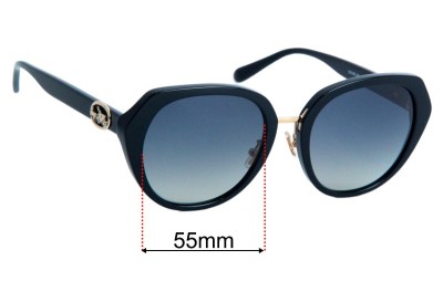 Coach HC8331 Replacement Lenses 55mm wide 
