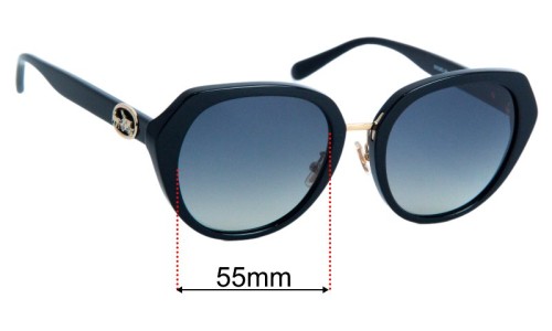 Coach HC8331 Replacement Lenses 55mm wide 