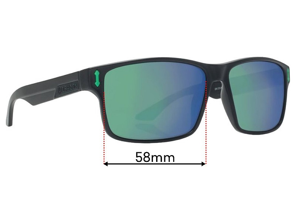 Sunglass Fix Lentes de Repuesto para Dragon DR512S Count - 58mm Wide Sunglass Fix Lentes de Repuesto para Dragon DR512S Count - 58mm Wide