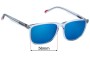 Sunglass Fix Lentes de Repuesto para  Formula 1 F1TRS002 - 56mm Wide 