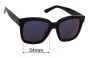 Sunglass Fix Replacement Lenses for Gentle Monster  The Dreamer - 54mm Wide 