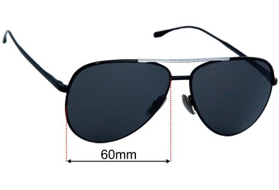 Hugo Boss 0782/S Replacement Lenses 60mm wide 