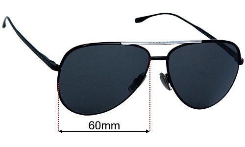 Hugo Boss 0782/S Replacement Lenses 60mm wide 