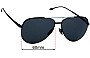 Sunglass Fix Replacement Lenses for Hugo Boss 0782/S - 60mm Wide 