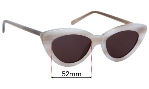 Luv Lou Harley Replacement Lenses 52mm wide 