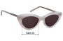 Sunglass Fix Replacement Lenses for Luv Lou Harley - 52mm Wide 