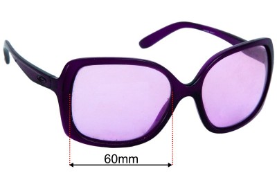 Oakley Beckon OO9125 Verres de Remplacement 60mm wide 