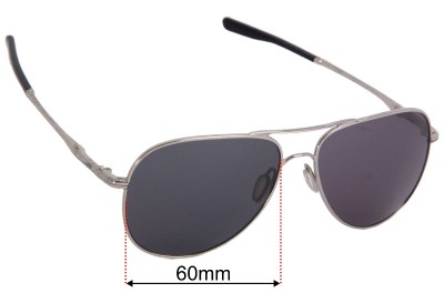 Oakley Elmont L OO4119 Verres de Remplacement 60mm wide 