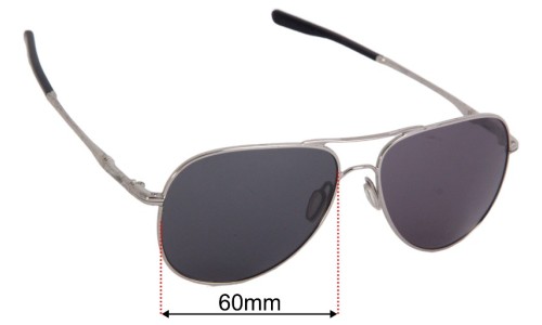 Oakley Elmont L OO4119 Lentilles de Remplacement 60mm wide 