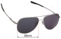 Sunglass Fix Verres de Remplacement pour Oakley Elmont L OO4119 - 60mm Wide 