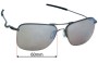 Sunglass Fix Replacement Lenses for Oakley Tailhook OO4087 - 60mm Wide 