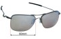 Sunglass Fix Lentes de Repuesto para Oakley Tailhook OO4087 - 60mm Wide 