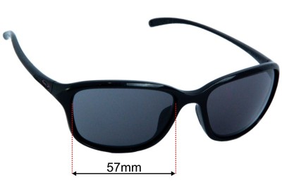 Oakley She's Unstoppable OO9297 Verres de Remplacement 57mm wide 