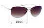 Sunglass Fix Replacement Lenses for Oliver Peoples OV1004-S Strummer - 63mm Wide 