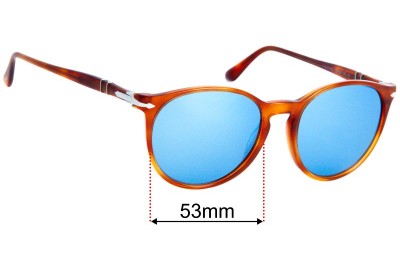 Persol PO3171S Replacement Lenses 53mm wide 