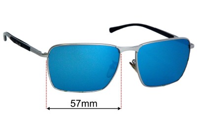 Police S8966 Big Match 1 Verres de Remplacement 57mm wide 