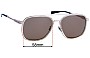 Sunglass Fix Replacement Lenses for Police SPL-C49 - 58mm Wide 