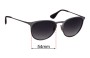 Sunglass Fix Ersatzgläser für Ray-Ban RB3539 Erika Metal - 54mm Wide 