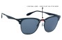 Sunglass Fix Replacement Lenses for Ray Ban RB3576-N Blaze Clubmaster (2 INDIVIDUAL LENSES) - 69mm Wide 