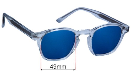 Yussimi 201453 Replacement Lenses 49mm wide 