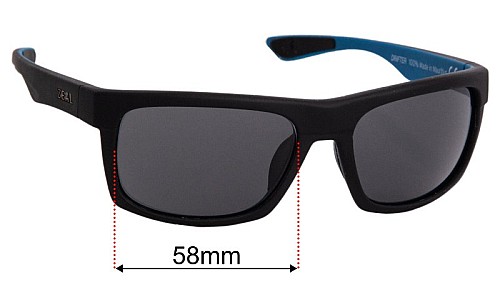 Zeal Drifter Lentilles de Remplacement 58mm wide 