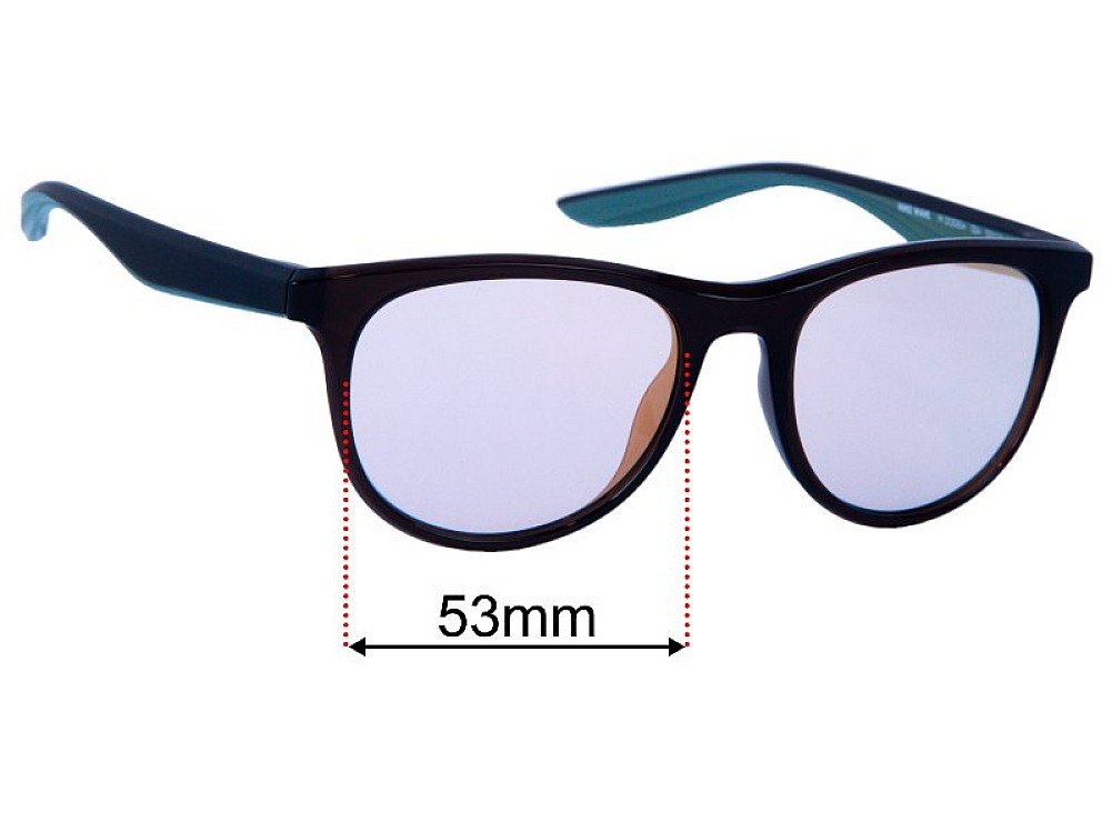 Sunglass Fix Replacement Lenses for Nike Wave - 53mm Wide Sunglass Fix Replacement Lenses for Nike Wave - 53mm Wide