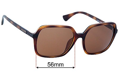Ralph Lauren RA 5291U Verres de Remplacement 56mm wide 