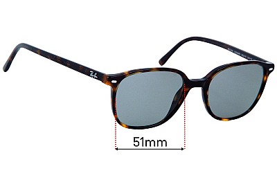 Ray-Ban RB2193 Leonard Replacement Lenses 51mm wide 