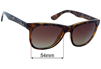Ray-Ban RB4181 Replacement Lenses 54mm wide 