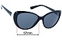 Sunglass Fix Replacement Lenses for Vogue VO5193-SB - 57mm Wide 