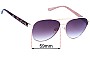 Sunglass Fix Ersatzgläser für Fiorelli Cordelia - 59mm Wide 