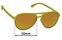 Sunglass Fix Ersatzgläser für Goodr Clear & Resin Danger - 59mm Wide 