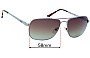 Sunglass Fix Lentes de Repuesto para Morrissey Comrade - 58mm Wide 