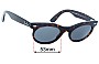 Sunglass Fix Replacement Lenses for Ray-Ban RB2242 Wayfarer Oval - 53mm Wide 