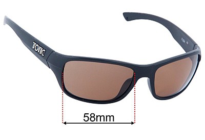 Tonic Rush Lentes de Repuesto 58mm wide 