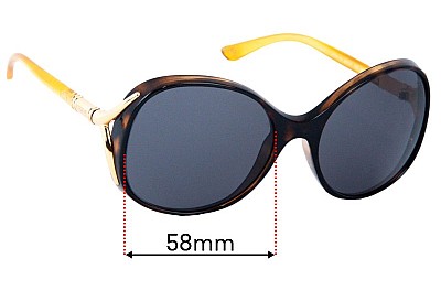 Vogue VO2669-S Verres de Remplacement 58mm wide 