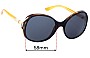 Sunglass Fix Replacement Lenses for Vogue VO2669-S - 58mm Wide 