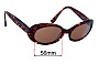 Sunglass Fix Lentes de Repuesto para Anglo American Optical The Beat - 56mm Wide 