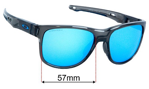 Sunglass Fix Lentilles de Remplacement pour Oakley Crossrange R OO9359 - 57mm Wide Oakley Crossrange R OO9359 Lentilles de Remplacement 57mm wide